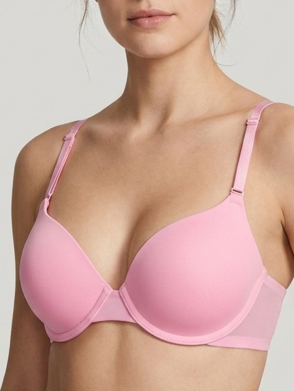 YMI Pink Lightly Padded T-Shirt Bra